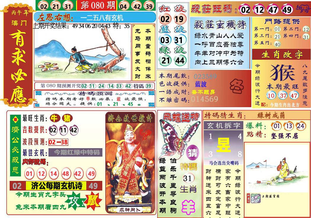 080期118有求必应[图]